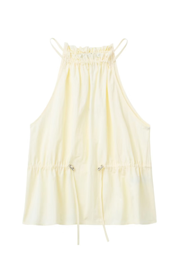Sleeveless Halter Neck Top