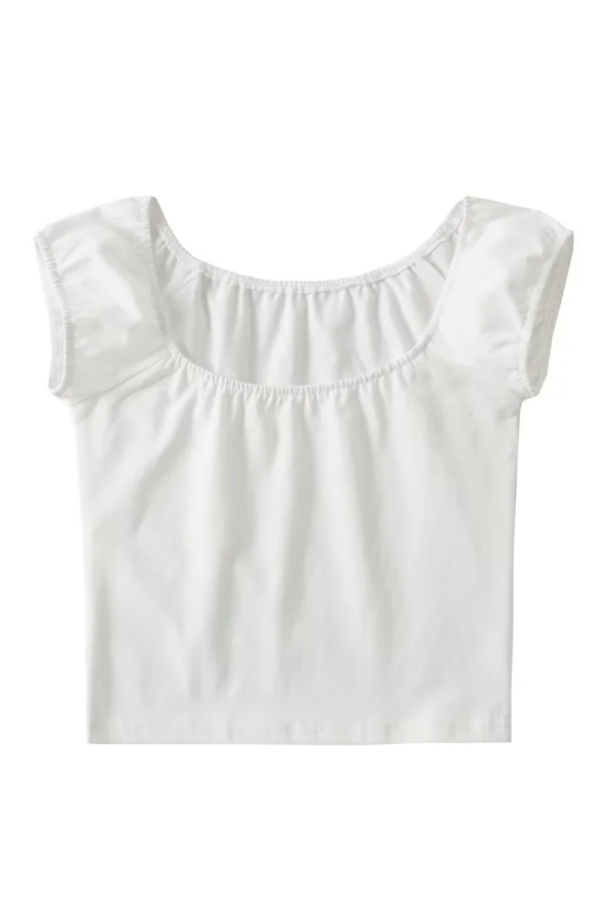 Round Neck Short Sleeved Top (4 Colors)