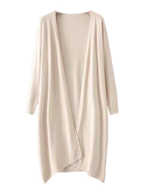 Basic Soft Wrap Thin Long Cardigan (3 Colors)